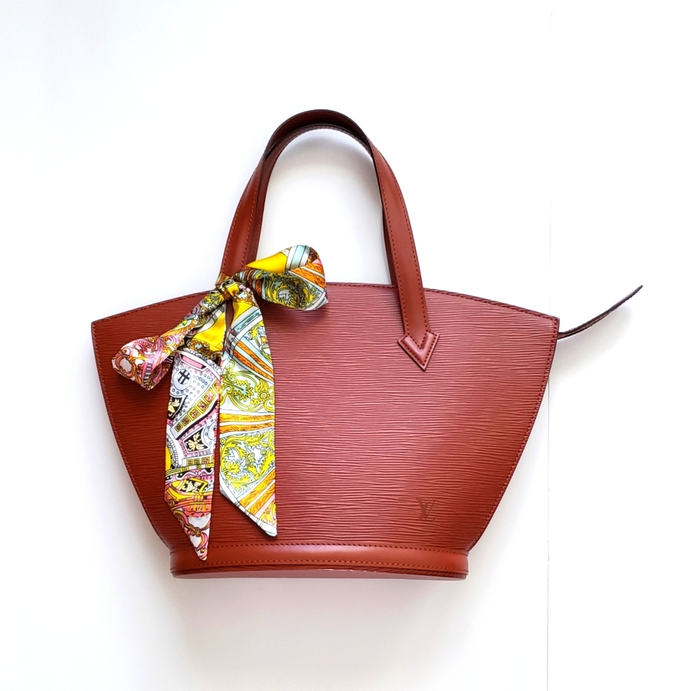 Louis Vuitton St Jacques Brown Epi Leather Vintage Bag Authentic